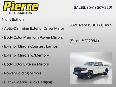 Used 2020 RAM 1500 Big Horn AWD/4WD image 30