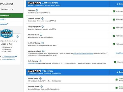 Certified 2023 Lincoln Aviator Reserve w/ Equipment Group 201A image 3