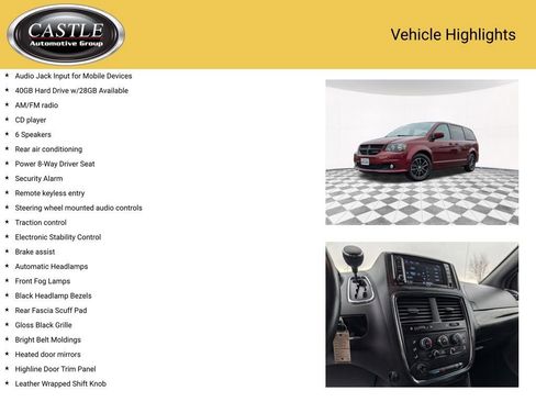 Used 2018 Dodge Grand Caravan SXT w/ Blacktop Package image 10