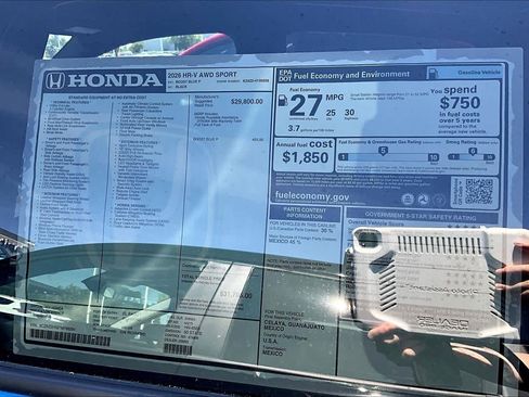 New 2026 Honda HR-V Sport image 21