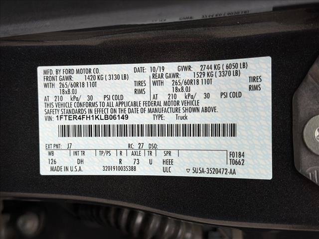 Used 2019 Ford Ranger Lariat w/ Black Appearance Package AWD/4WD image 23