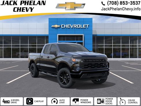 New 2026 Chevrolet Silverado 1500 Custom w/ Turbomax Blackout Package image 1
