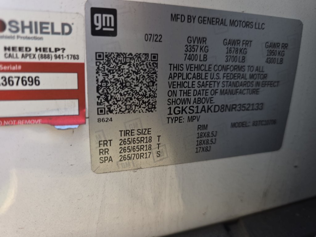 Used 2022 GMC Yukon SLE RWD image 36