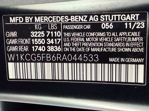 Certified 2024 Mercedes-Benz EQS AMG 4MATIC image 20