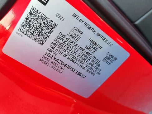 Certified 2023 Chevrolet Corvette Stingray Coupe w/ Battery Protection Package image 29