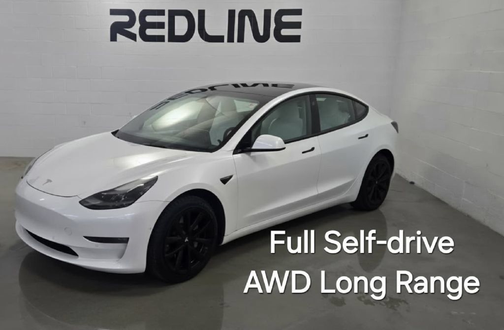 Used 2022 Tesla Model 3 Long Range AWD/4WD image 1