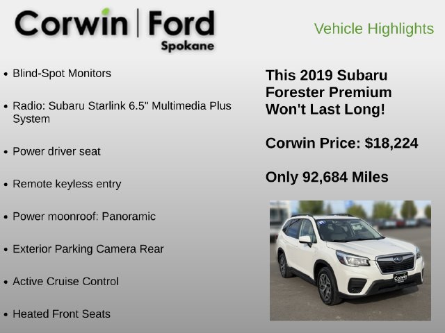 Used 2019 Subaru Forester Premium w/ All-Weather Package AWD/4WD image 6