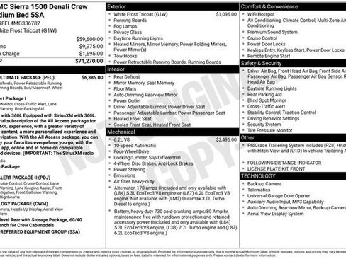 Used 2021 GMC Sierra 1500 Denali w/ Denali Ultimate Package AWD/4WD image 3