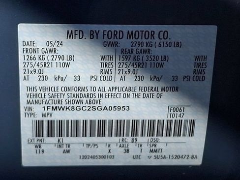 Used 2025 Ford Explorer ST AWD/4WD image 27