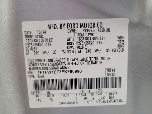 Used 2014 Ford F150 STX w/ Equipment Group 201A Mid AWD/4WD image 33