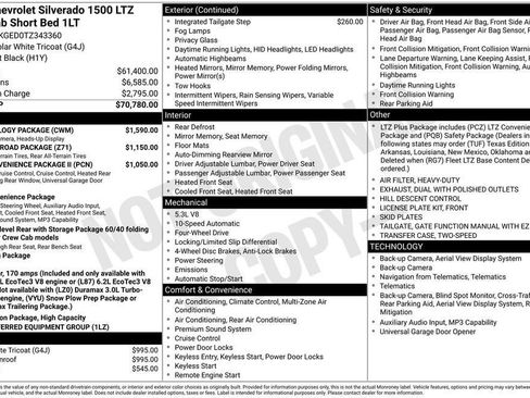 New 2026 Chevrolet Silverado 1500 LTZ w/ Technology Package AWD/4WD image 2