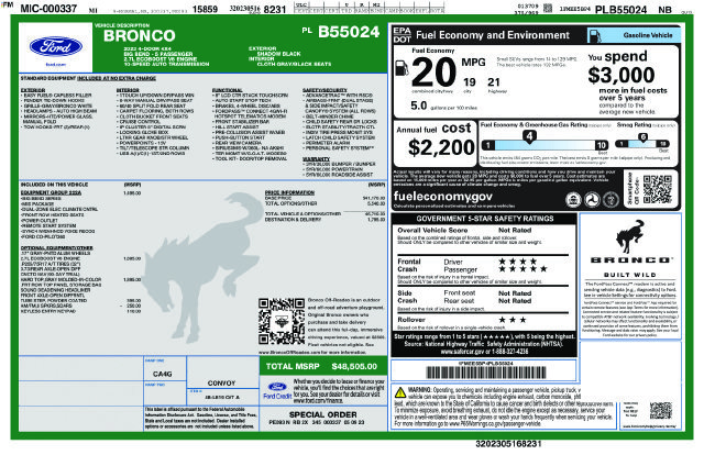 Used 2023 Ford Bronco Big Bend AWD/4WD image 14