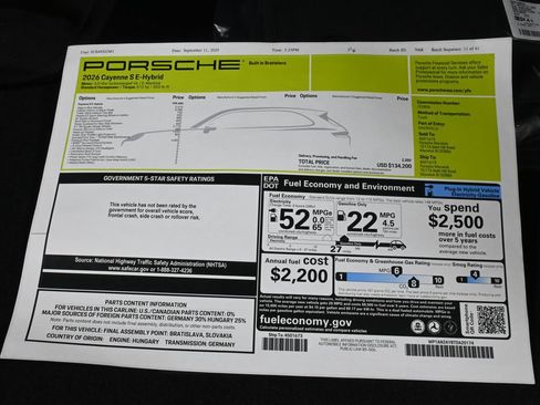 Used 2026 Porsche Cayenne S AWD/4WD image 43