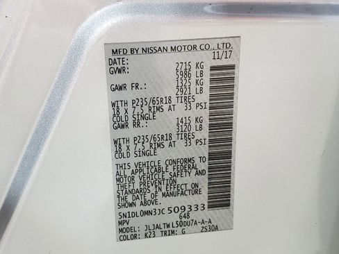 Used 2018 INFINITI QX60 Base w/ Premium Plus Package image 44