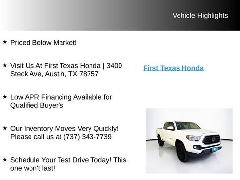 Used 2022 Toyota Tacoma SR5 RWD image 9