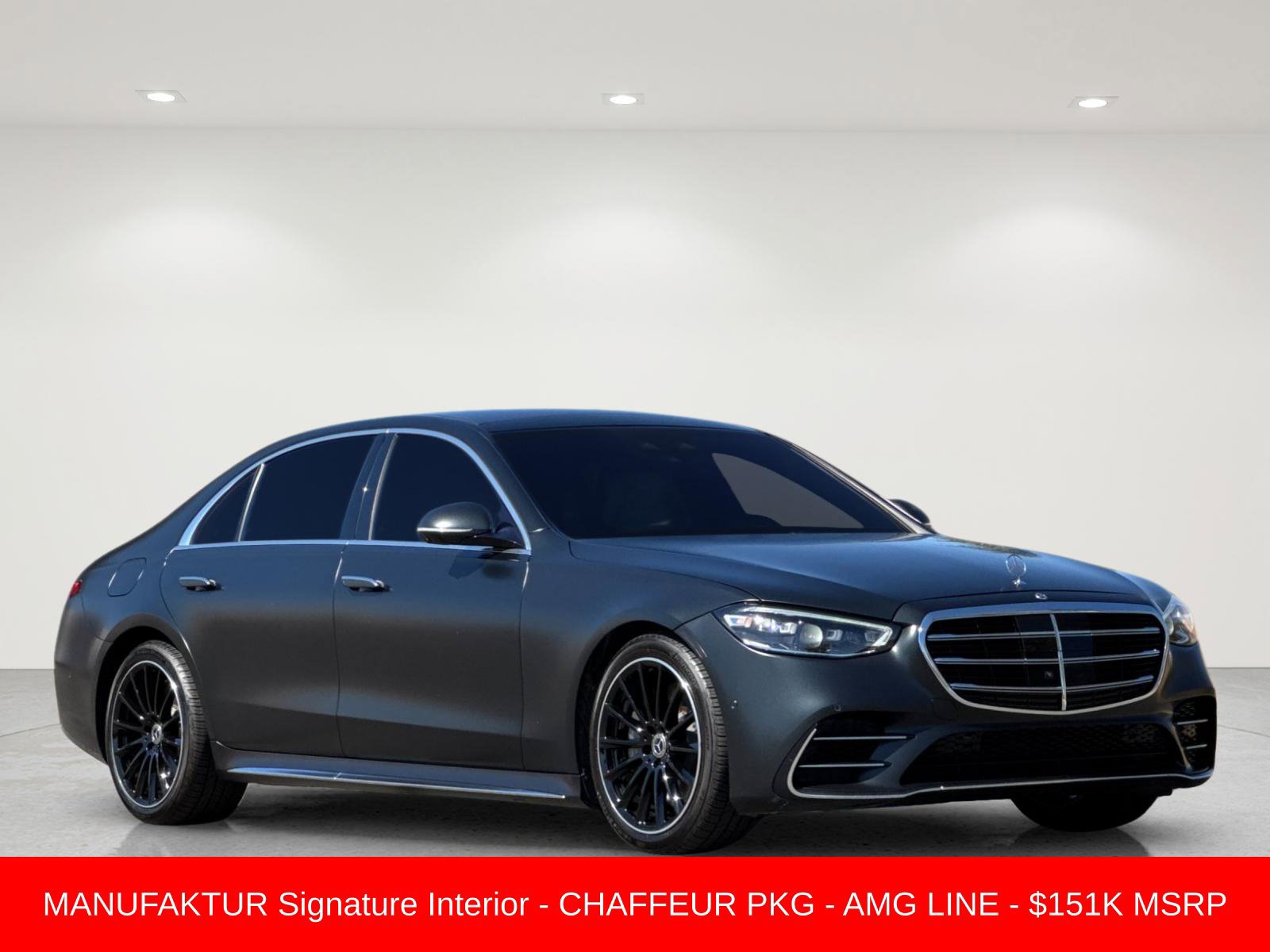 Certified 2022 Mercedes-Benz S 580 4MATIC Sedan w/ AMG Line Package image 8