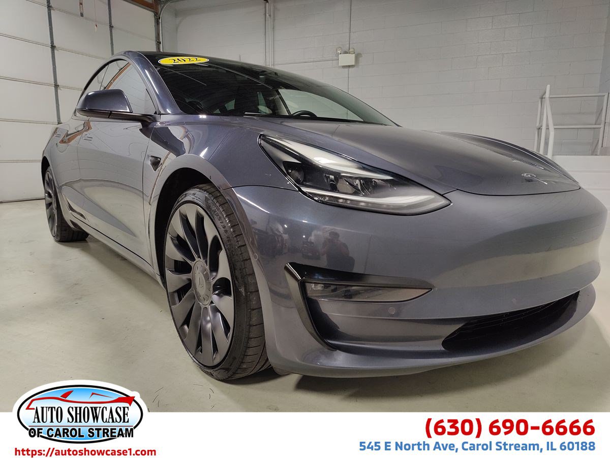 Used 2022 Tesla Model 3 Performance AWD/4WD image 1
