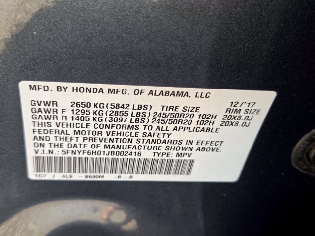 Used 2018 Honda Pilot Elite image 23