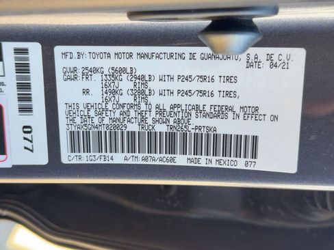 Used 2021 Toyota Tacoma SR image 19