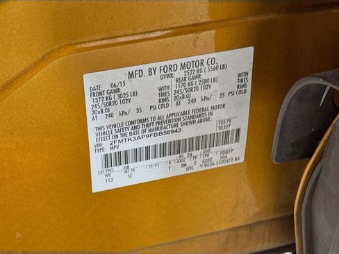 Used 2015 Ford Edge Sport w/ Equipment Group 401A image 36