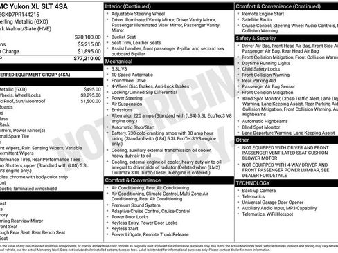 Used 2023 GMC Yukon XL SLT AWD/4WD image 2