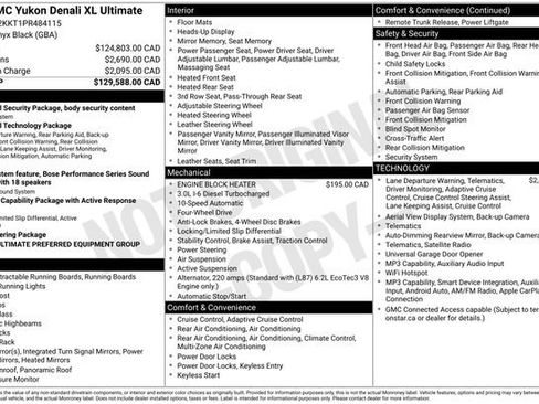 Used 2023 GMC Yukon XL Denali Ultimate AWD/4WD image 52