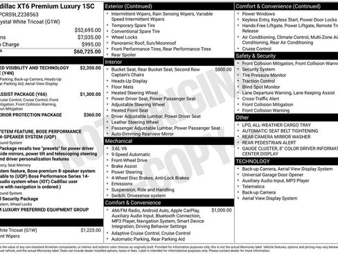 Certified 2020 Cadillac XT6 Premium Luxury image 9