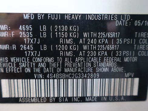 Used 2016 Subaru Outback 2.5i Premium AWD/4WD image 47