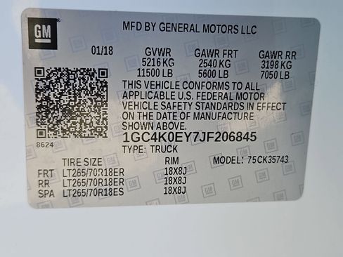 Used 2018 Chevrolet Silverado 3500 LTZ w/ Duramax Plus Package image 35