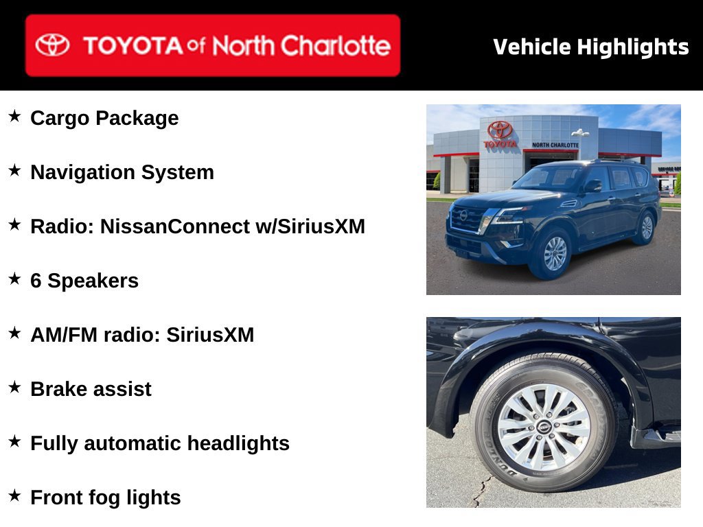 Used 2023 Nissan Armada SV w/ Cargo Package RWD image 4
