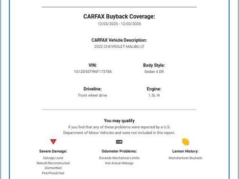 Used 2022 Chevrolet Malibu LT FWD image 51