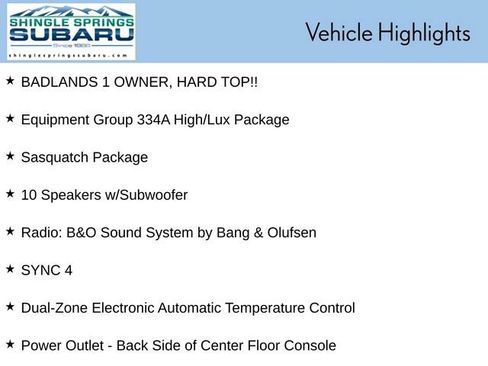 Used 2024 Ford Bronco Badlands AWD/4WD image 55