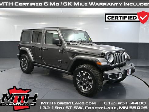 Used 2025 Jeep Wrangler Sahara w/ Technology Group image 1