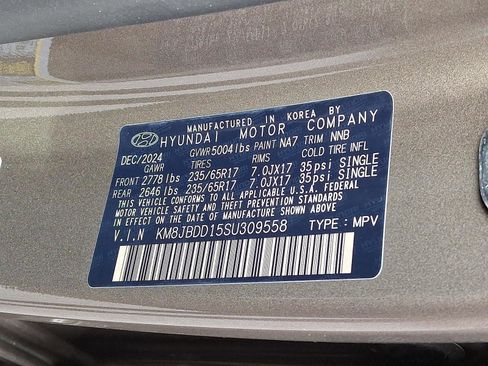 New 2025 Hyundai Tucson Blue image 17