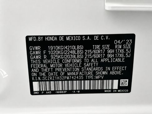 Used 2023 Honda HR-V LX image 34
