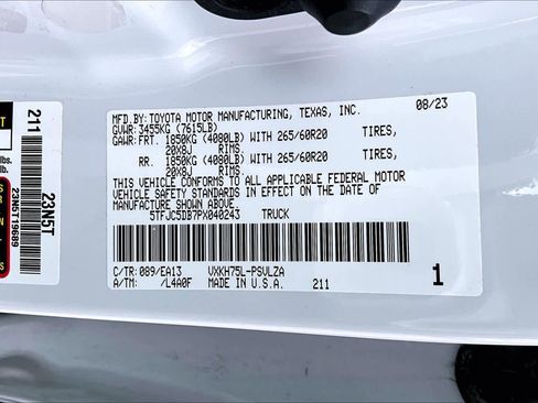 Used 2023 Toyota Tundra Limited AWD/4WD image 37