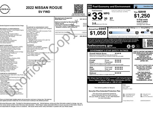 Used 2022 Nissan Rogue SV FWD image 4