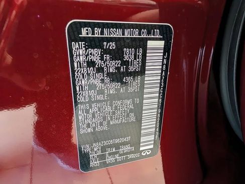 New 2026 INFINITI QX80 Autograph image 25