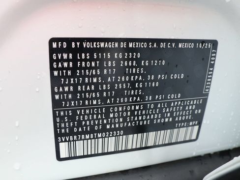 Certified 2026 Volkswagen Tiguan S AWD/4WD image 42