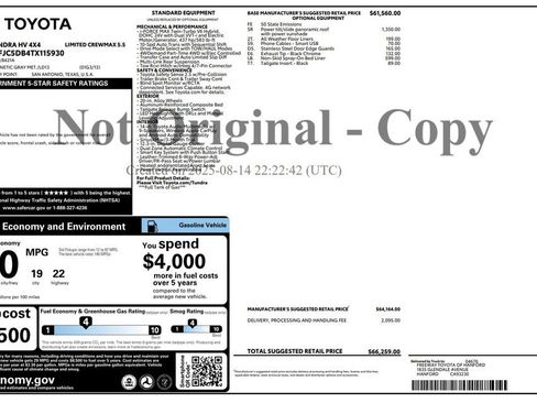 Used 2026 Toyota Tundra Limited AWD/4WD image 4
