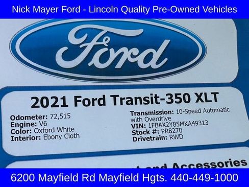 Used 2021 Ford Transit 350 XLT image 28