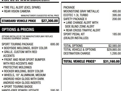 Certified 2023 Buick Encore GX Select w/ Sport Touring Package FWD image 2