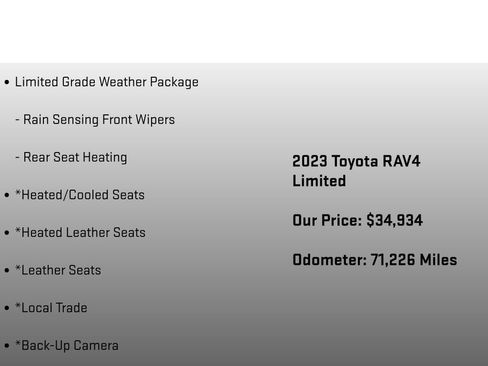 Used 2023 Toyota RAV4 Limited AWD/4WD image 12
