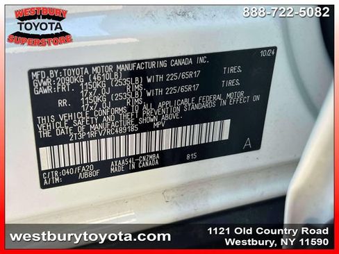 Used 2024 Toyota RAV4 XLE w/ Convenience Package AWD/4WD image 24