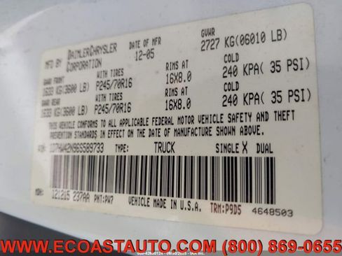 Used 2006 Dodge Dakota SLT w/ Trailer Tow Group image 14