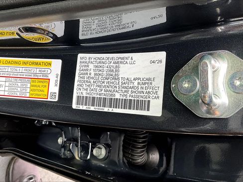 New 2026 Honda Accord SE image 21