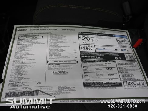 New 2026 Jeep Wrangler Sport S image 33