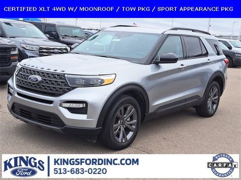 Certified 2023 Ford Explorer XLT w/ Equipment Group 202A image 1