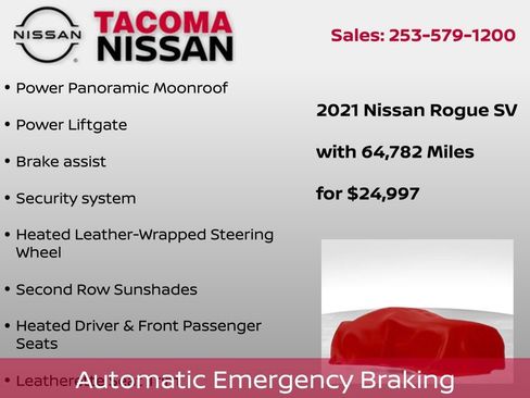 Used 2021 Nissan Rogue SV w/ Premium Package image 4