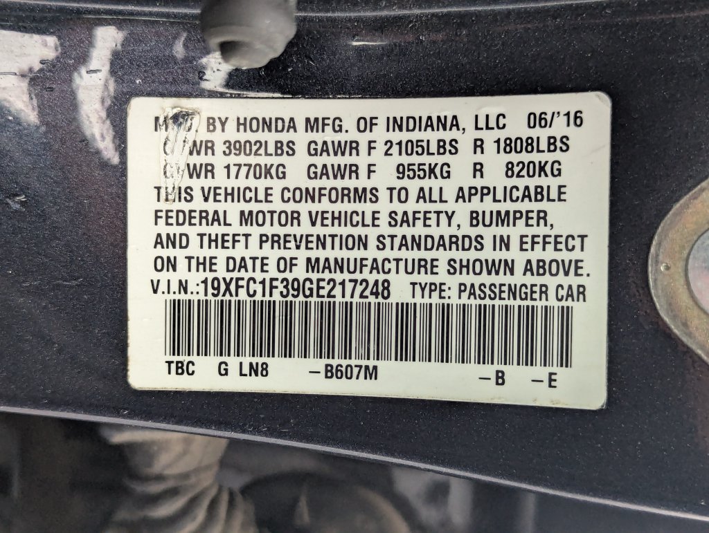 Used 2016 Honda Civic EX-T image 34
